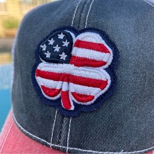 Black Clover Patriotic Red/White/Blue Golf SnapBack Cap!